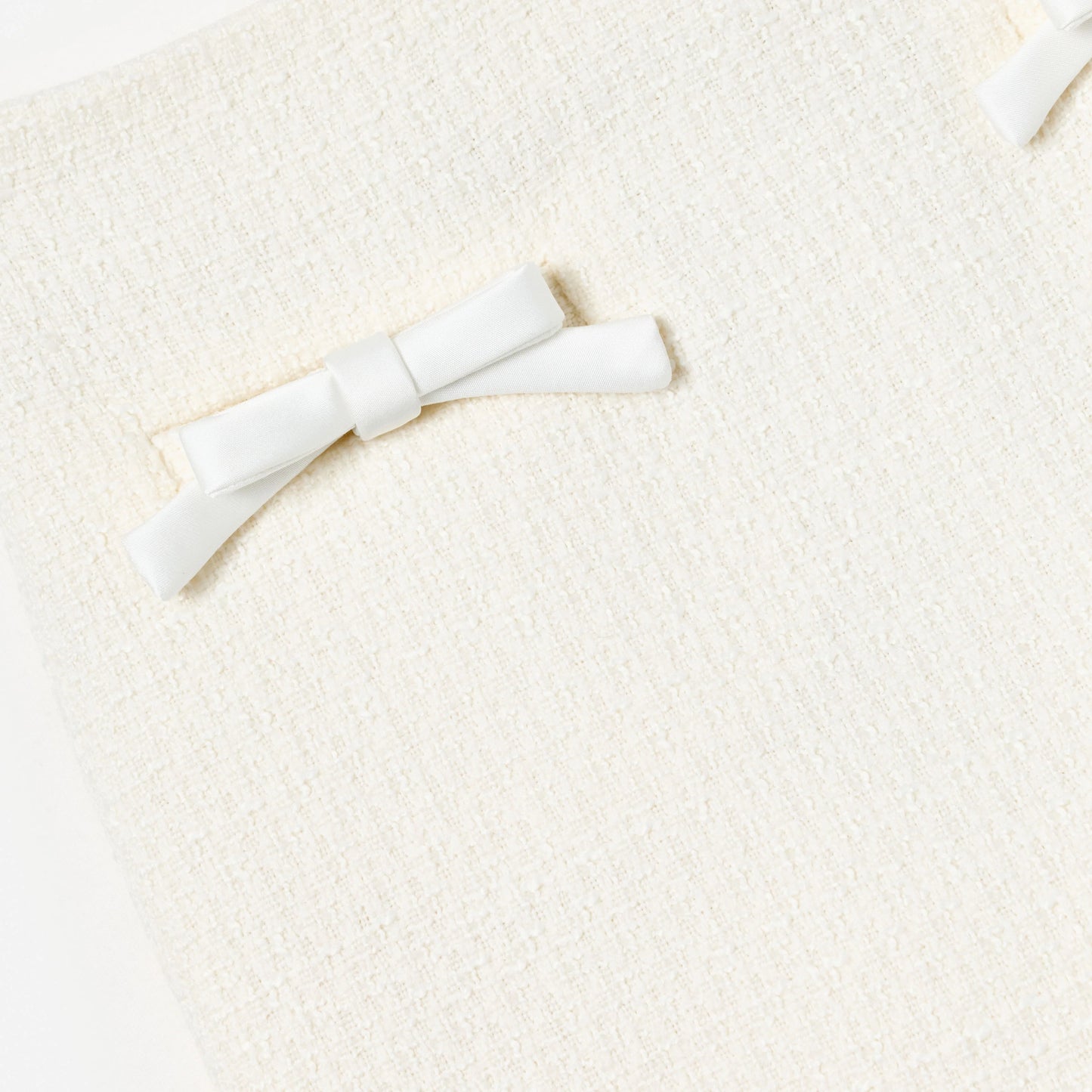Cream Boucle Skirt
