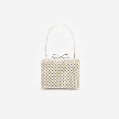 Pearl Embellished Micro Bag