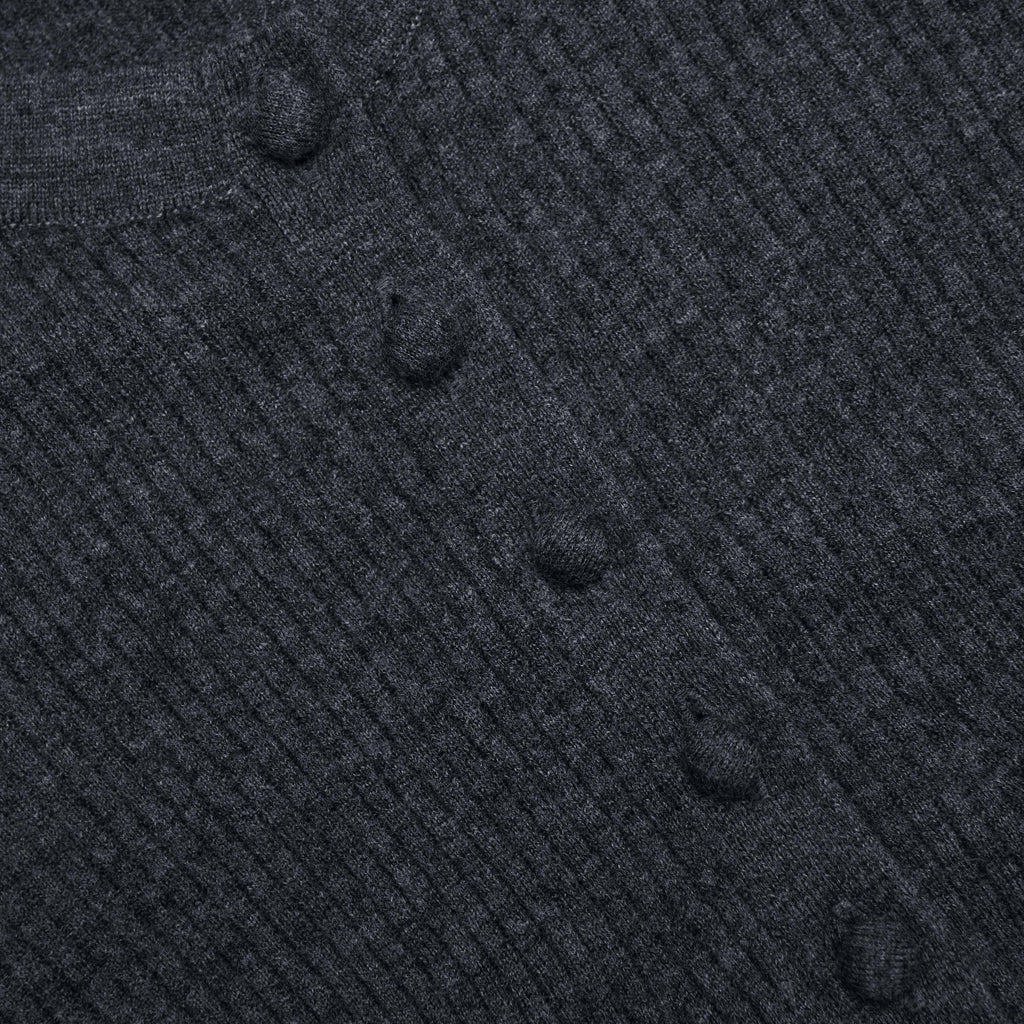 Grey Wool Knit Playsuit