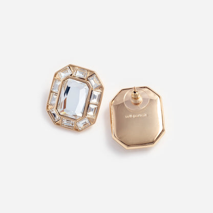 Gold Crystal Earrings