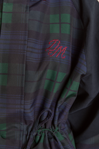 Stylish waterproof jackets that can be worn on rainy days- navy check---Add to cart and enjoy 50% off