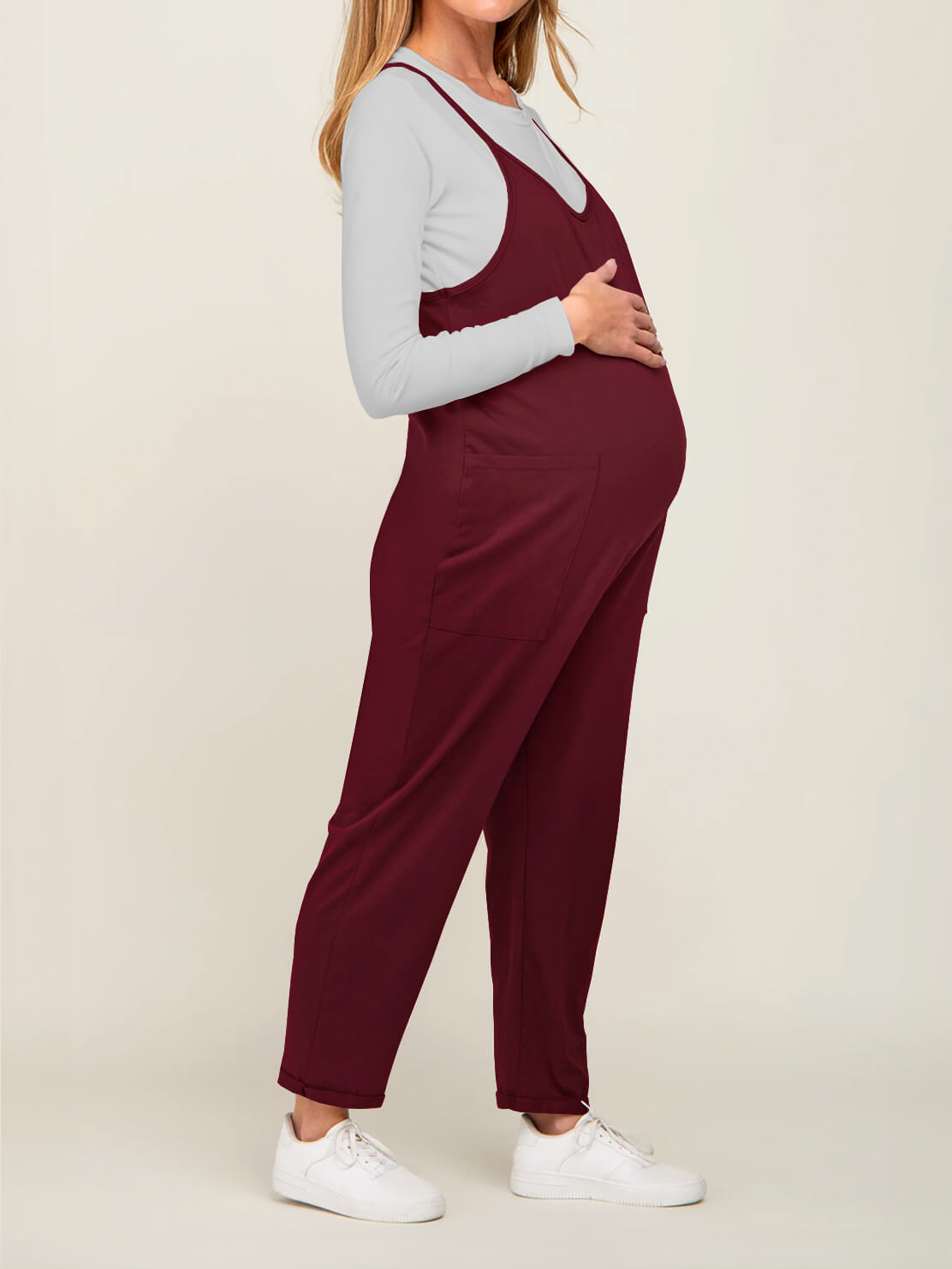 Oversized Jumpsuit - Maternity & Postpartum---Click to buy and get an additional 50% off