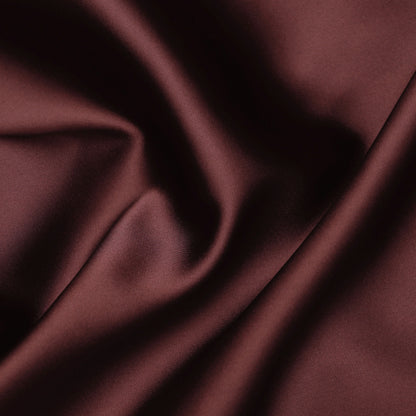 Brown Satin Mini Dress