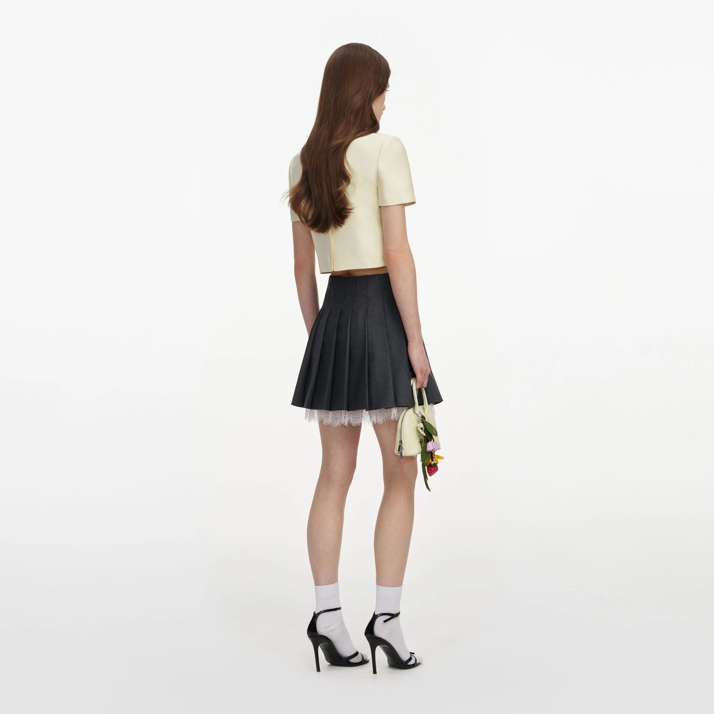 Yellow Taffeta Top