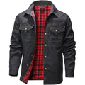 🔥Men's Flannel Lined Shacket Jacket