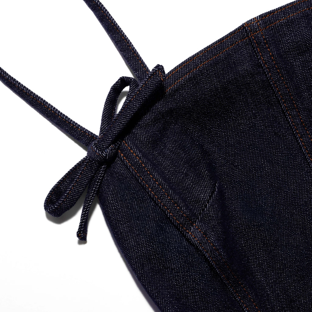 Indigo Denim Bow Playsuit