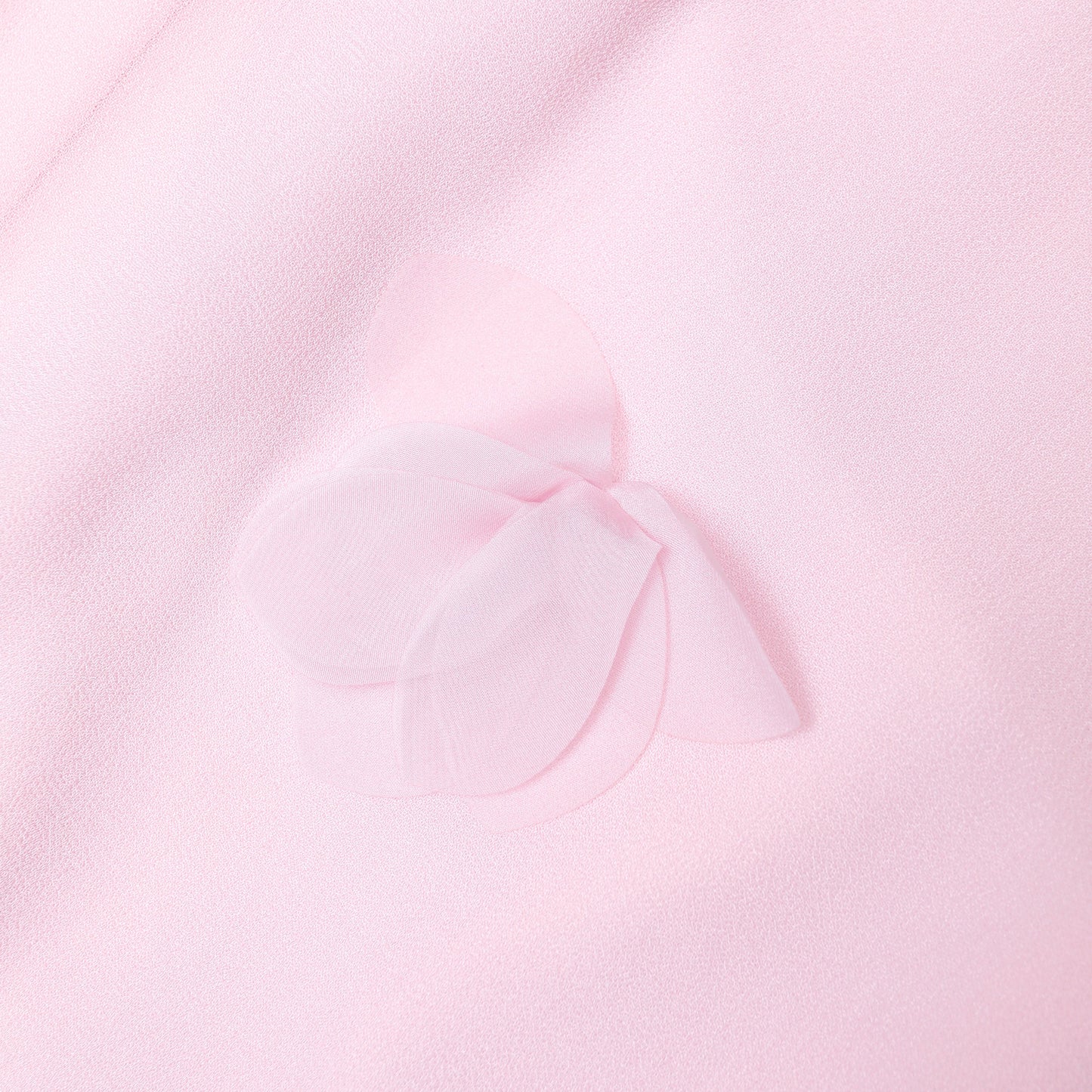 Pink Georgette Scarf Maxi Dress