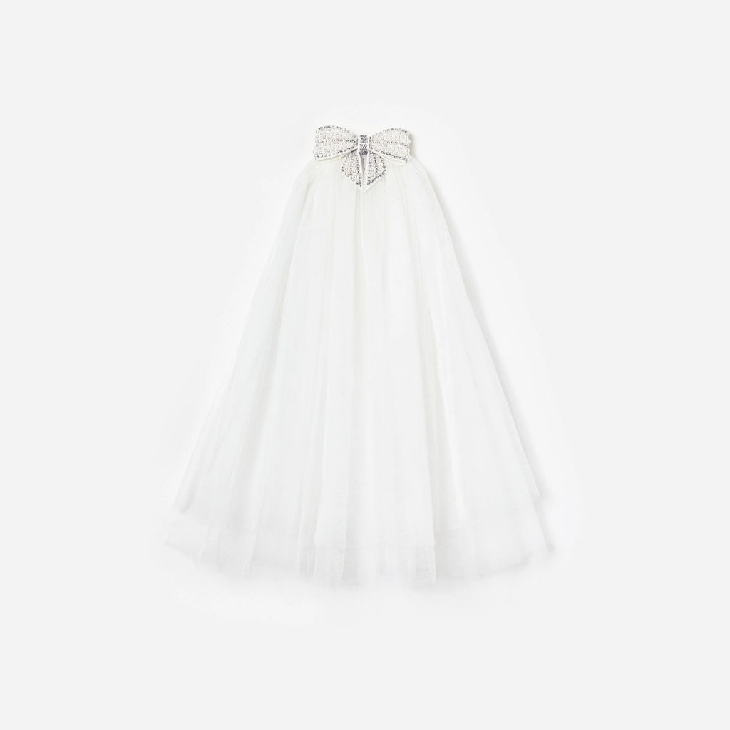 Embellished Bow Veil