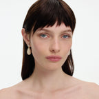 Gold Crystal Drop Earrings