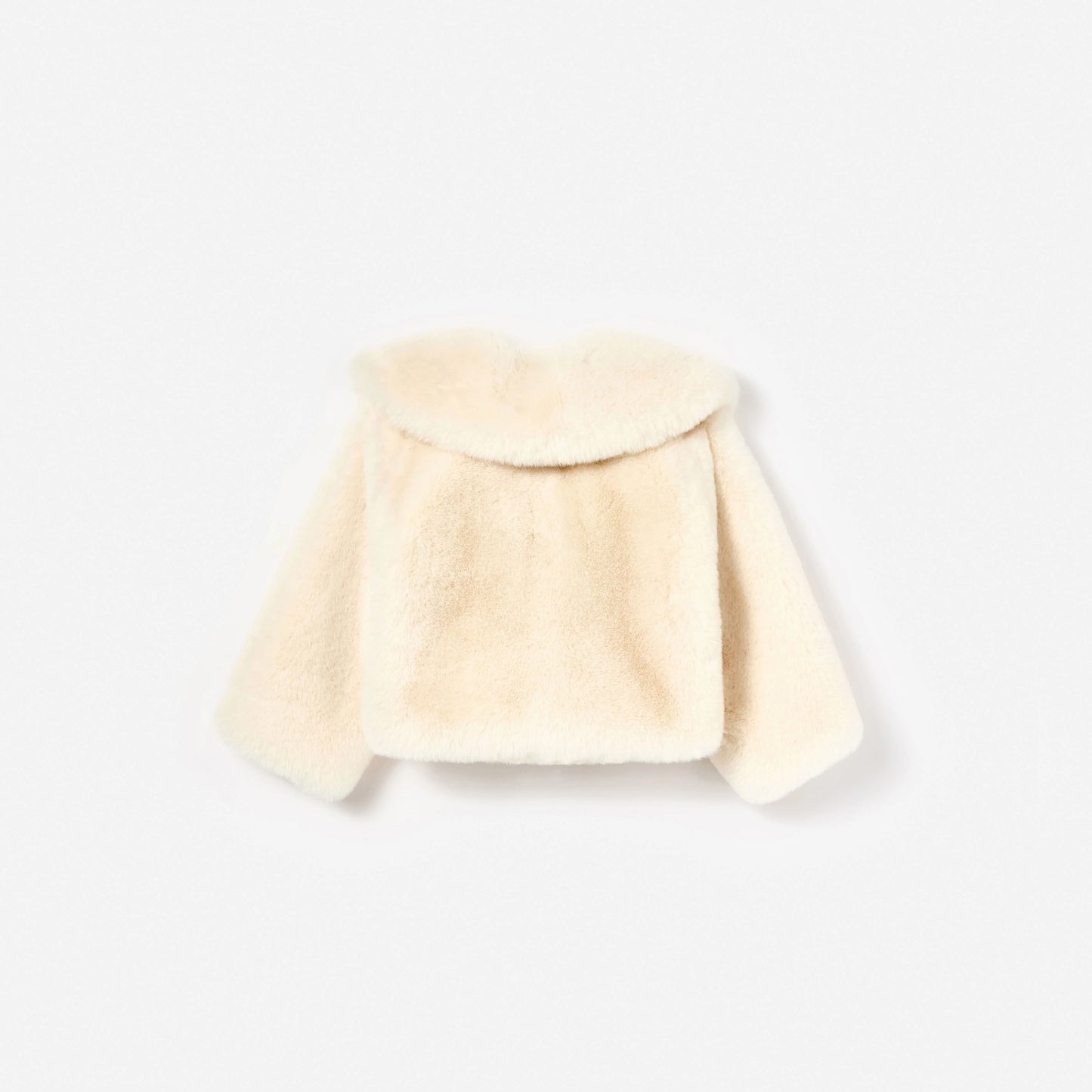 Cream Faux Fur Jacket