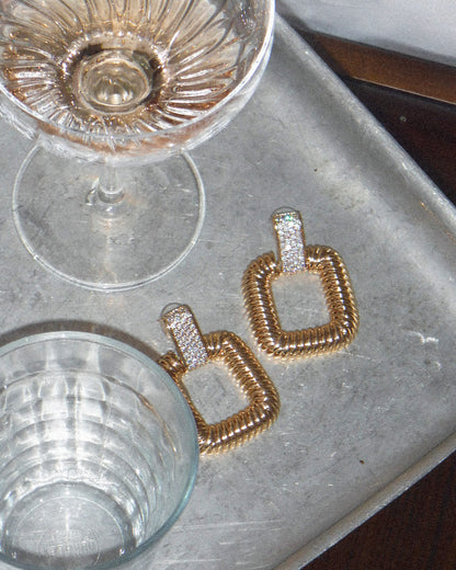 Gold Knocker Earrings