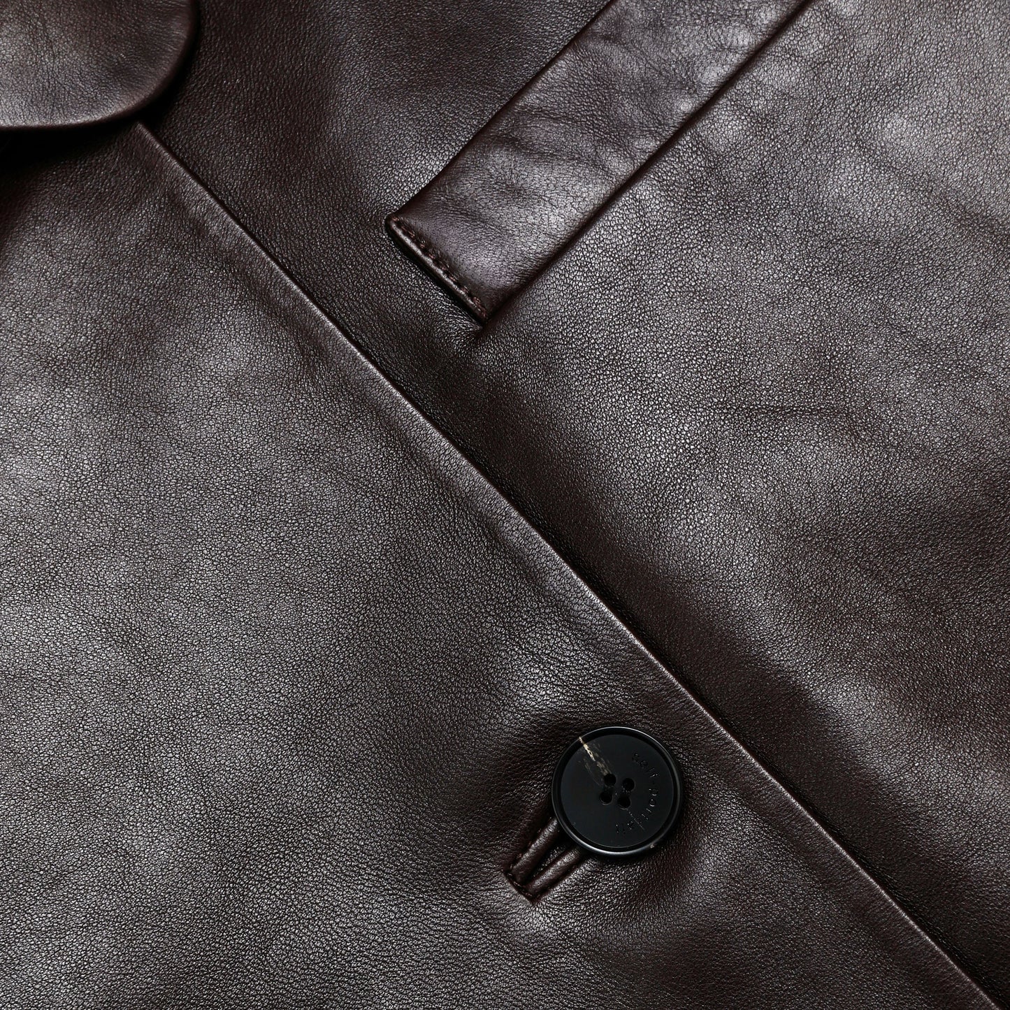 Brown Cropped Leather Jacket