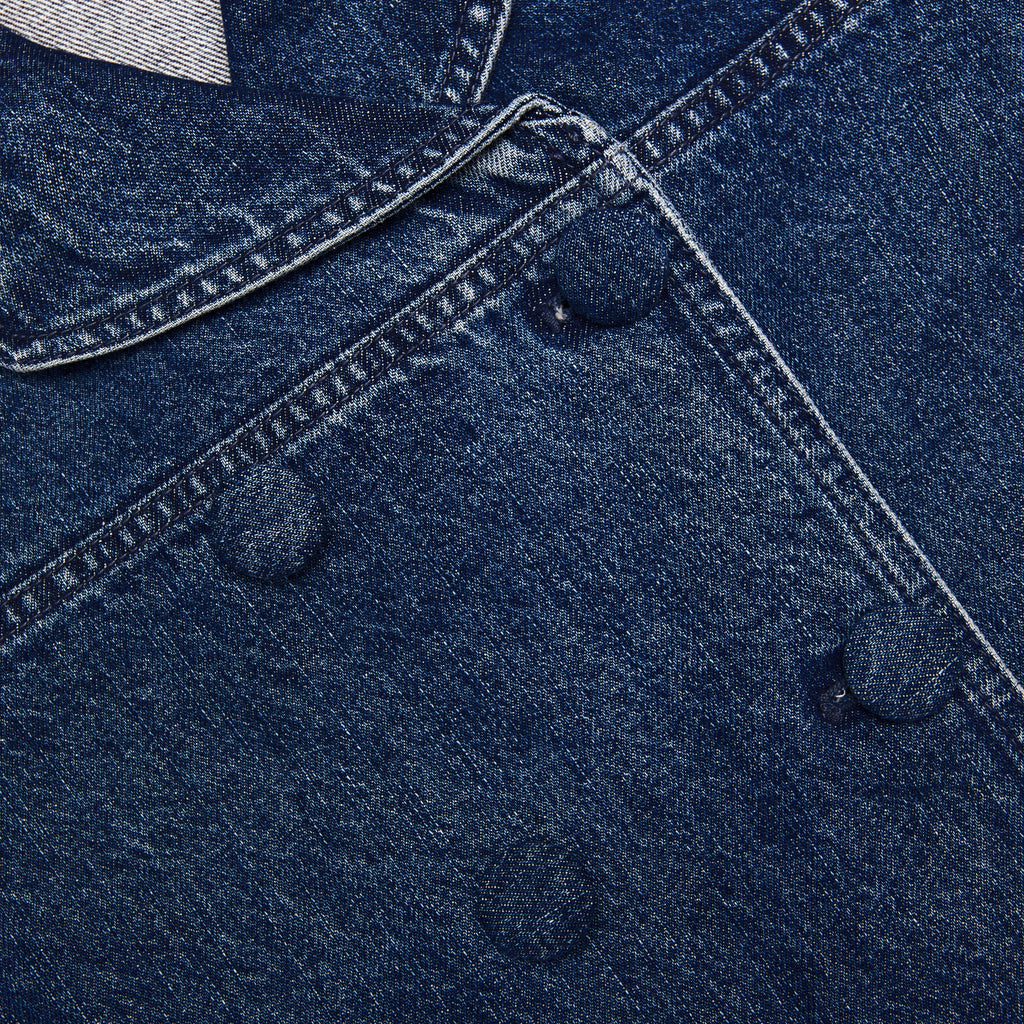 Double Breasted Denim Jacket