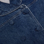 Double Breasted Denim Jacket