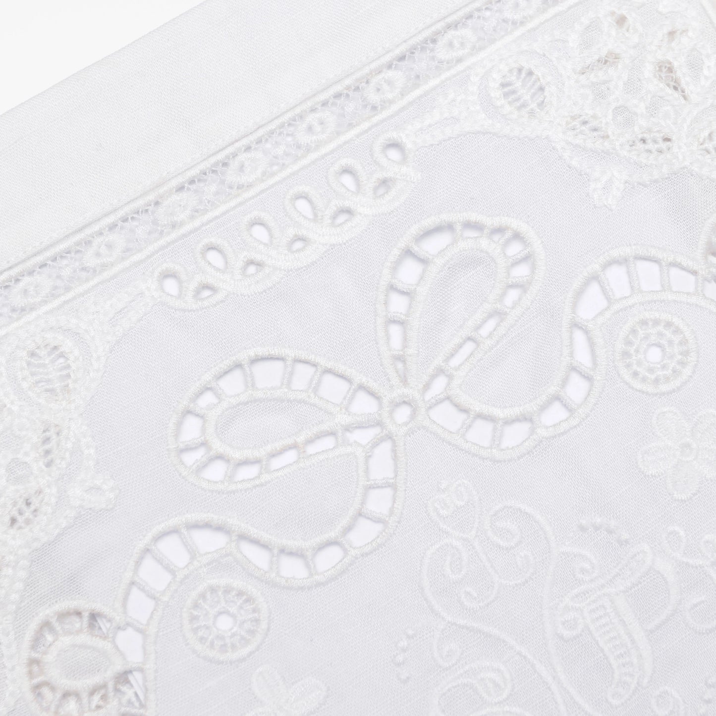 White Embroidered Mini Dress