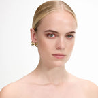 Gold Bow Earrings
