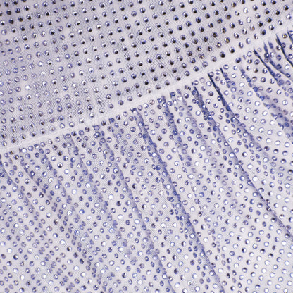 Lilac Rhinestone Midi Dress