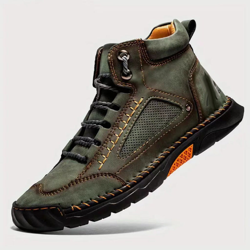 💥Hot Sale💥Stylish Hand-Stitched Flat Sole Men's Boots